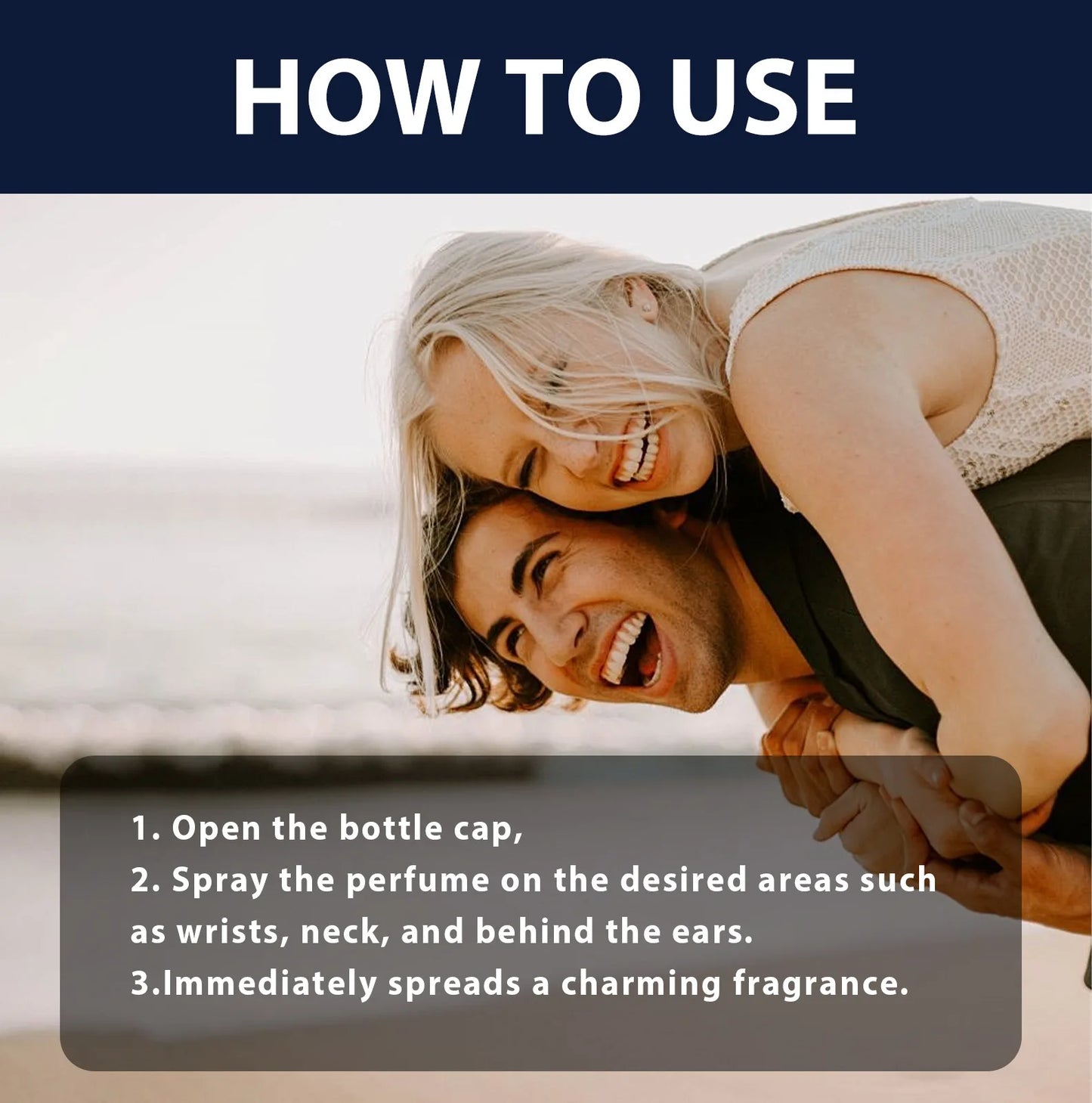 East Moon 50ml Men Cologne Perfume Lasting Charming Gentleman Body Fresh Fragrance Dating Atmosphere Flirting Pheromone Perfume