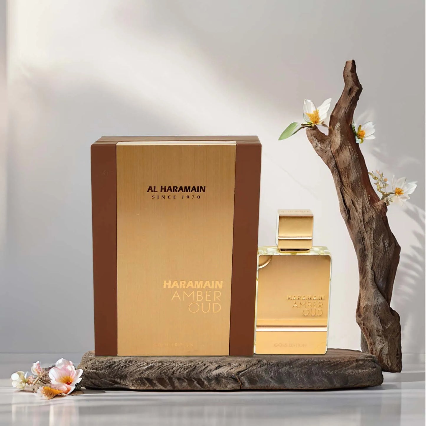 Al Haramain Gold EDP 2.0oz Cologne Amber Scent for Men With Women Luxury Long-Lasting Fragrance, Ideal Xmas & Anniversary Gifts