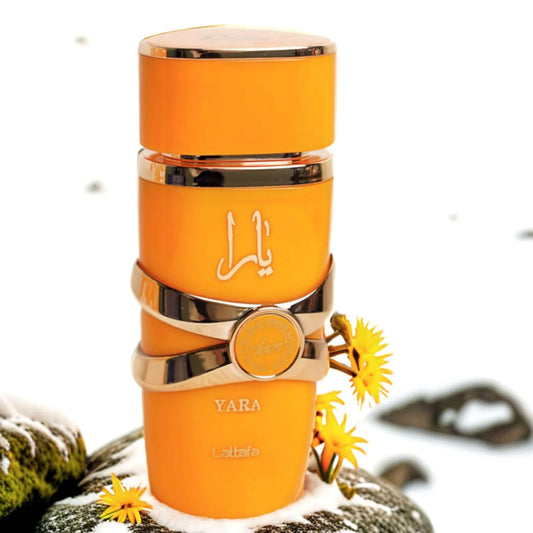 Lattafa Yara Tous Yellow Perfume Spray 3.4oz Lattafa Women's Elegant Spicy Fragrance Long-Lasting Lover Gift Set for Her