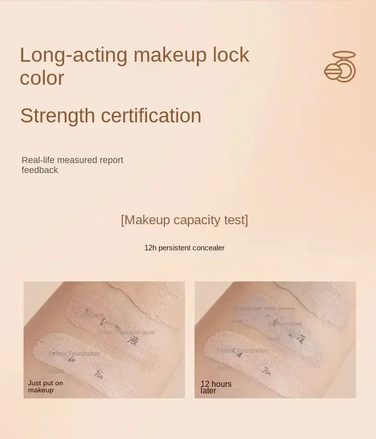 New Feotznw Soft Yarn Makeup Holding Liquid Foundation Matte Concealer Waterproof Moisturizing Air Cushion Facial Cosmetics