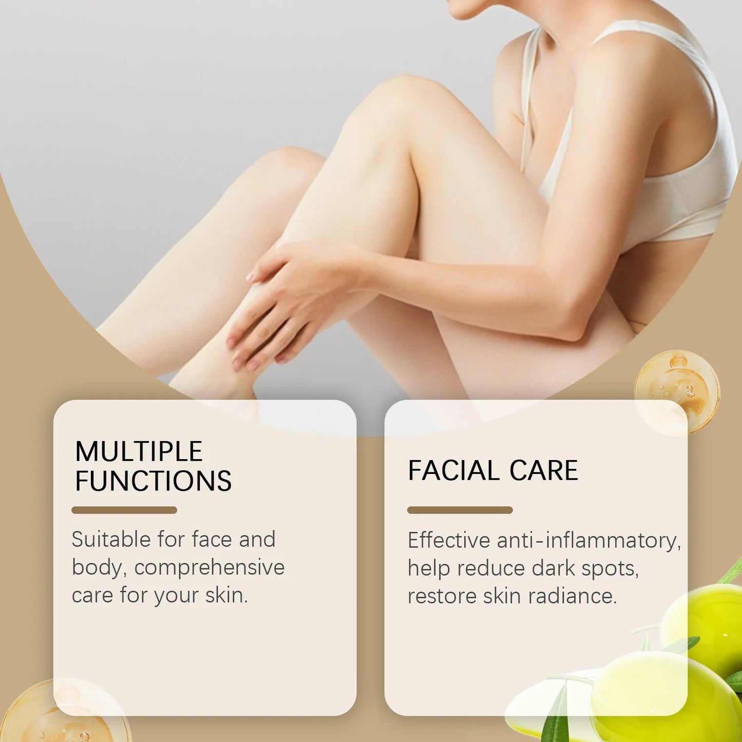 Shea Butter Moisturizer Body Cream Soothe Dry Skin Deep Hydration Fade Fine Lines Increase Elasticity Repair Barrier Body Lotion