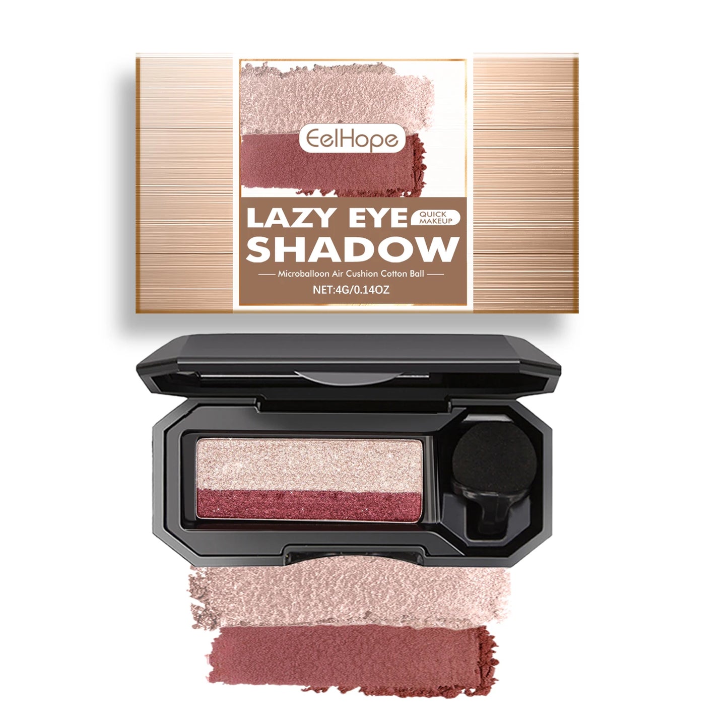 Two-color eyeshadow tray Matte makeup products Women's cosmetics Korea new beauty health lasting eyeshadow tray