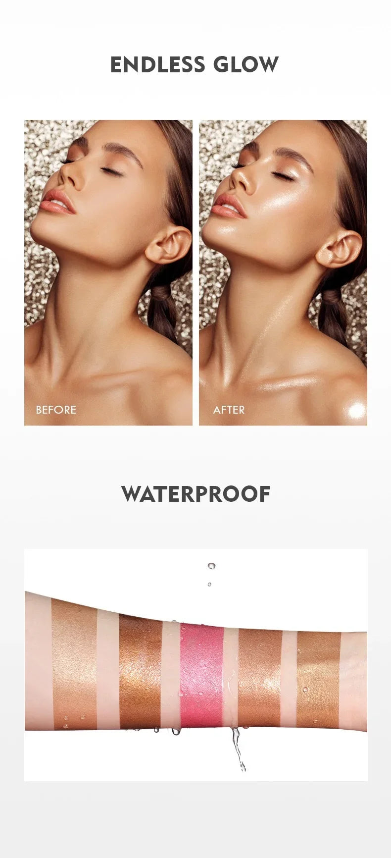 10 Colors Liquid Blush Soft Easy to Apply Liquid Cream Blush Lightweight Long-lasting Brightens Liquid Blusher Makeup.