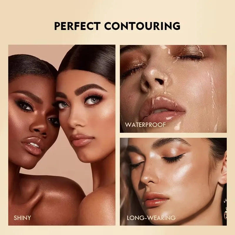 10 Colors Liquid Blush Soft Easy to Apply Liquid Cream Blush Lightweight Long-lasting Brightens Liquid Blusher Makeup.