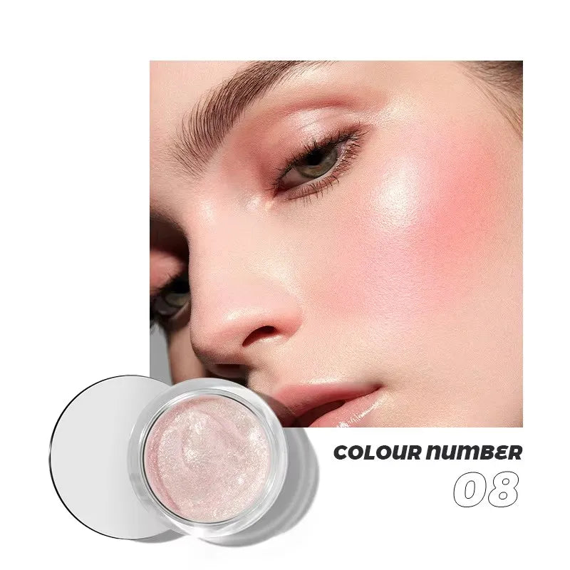 10 Colors Liquid Blush Soft Easy to Apply Liquid Cream Blush Lightweight Long-lasting Brightens Liquid Blusher Makeup.
