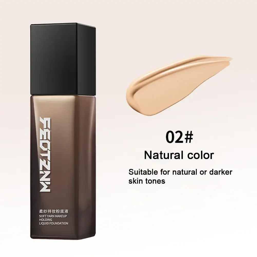 New Feotznw Soft Yarn Makeup Holding Liquid Foundation Matte Concealer Waterproof Moisturizing Air Cushion Facial Cosmetics