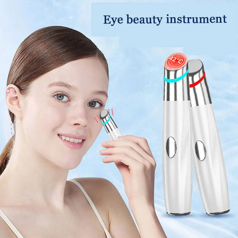New Beauty Device Eye Massager Constant Temperature Heating Vibration Massage Lighten Dark Circles and Eyes Bags Eye Skin Care