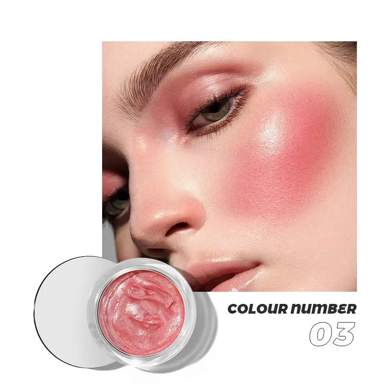 10 Colors Liquid Blush Soft Easy to Apply Liquid Cream Blush Lightweight Long-lasting Brightens Liquid Blusher Makeup.