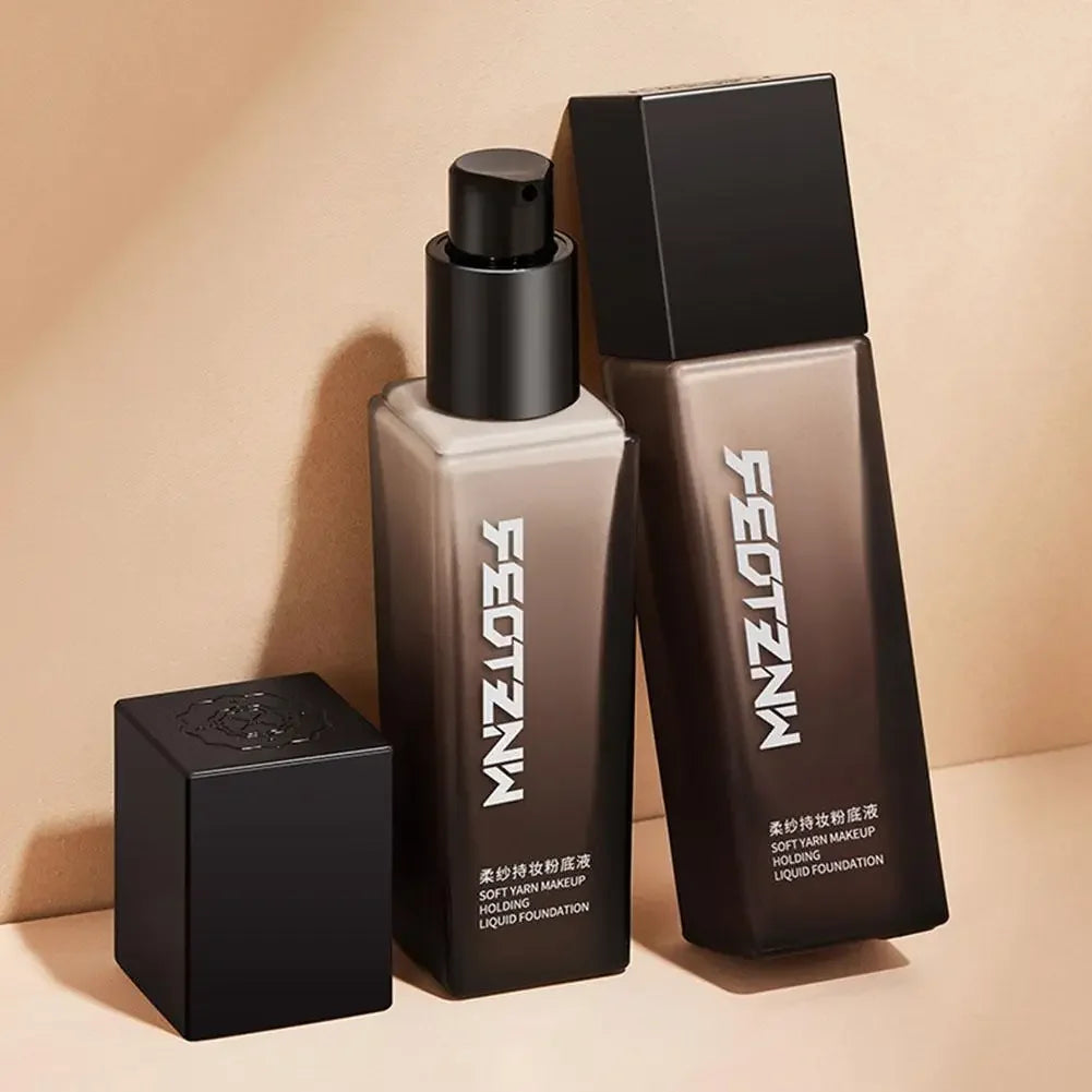 New Feotznw Soft Yarn Makeup Holding Liquid Foundation Matte Concealer Waterproof Moisturizing Air Cushion Facial Cosmetics