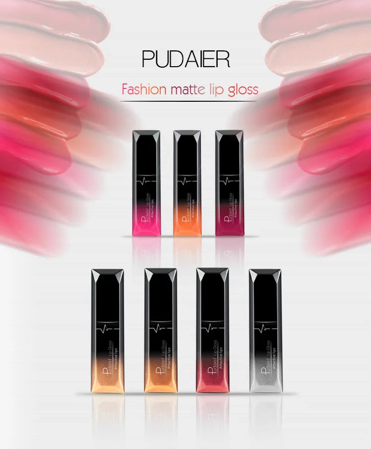 21-Color Beauty Lip Gloss Matte Mist Lip Glaze Waterproof Long lasting Cosmetics Lip Tint Paste Not-fade Liquid Lipstick.