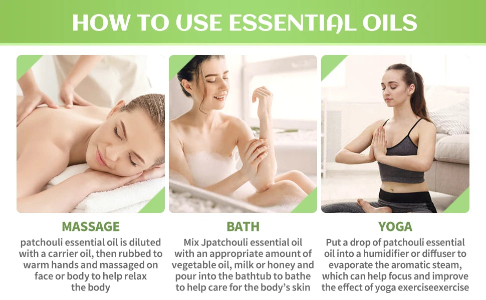 EVOKE OCCU Patchouli Essential Oils, 118ML/4 Fl.Oz. Premium Plant Oil for Diffuser, Massage, Fragrance DIY, Candle Soap Making,