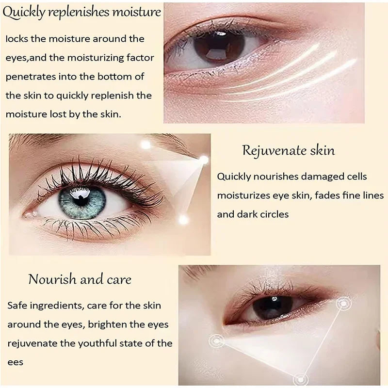 Cëlyn 3 Minutes Instant Firm Eye Cream Wrinkle Removal Lifting Tighten Remove Eye Bags Dark Circles Moisturize Peptide Eye Cream