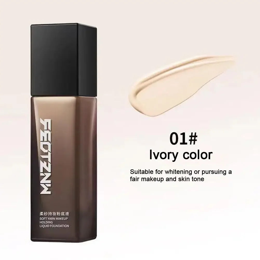 New Feotznw Soft Yarn Makeup Holding Liquid Foundation Matte Concealer Waterproof Moisturizing Air Cushion Facial Cosmetics