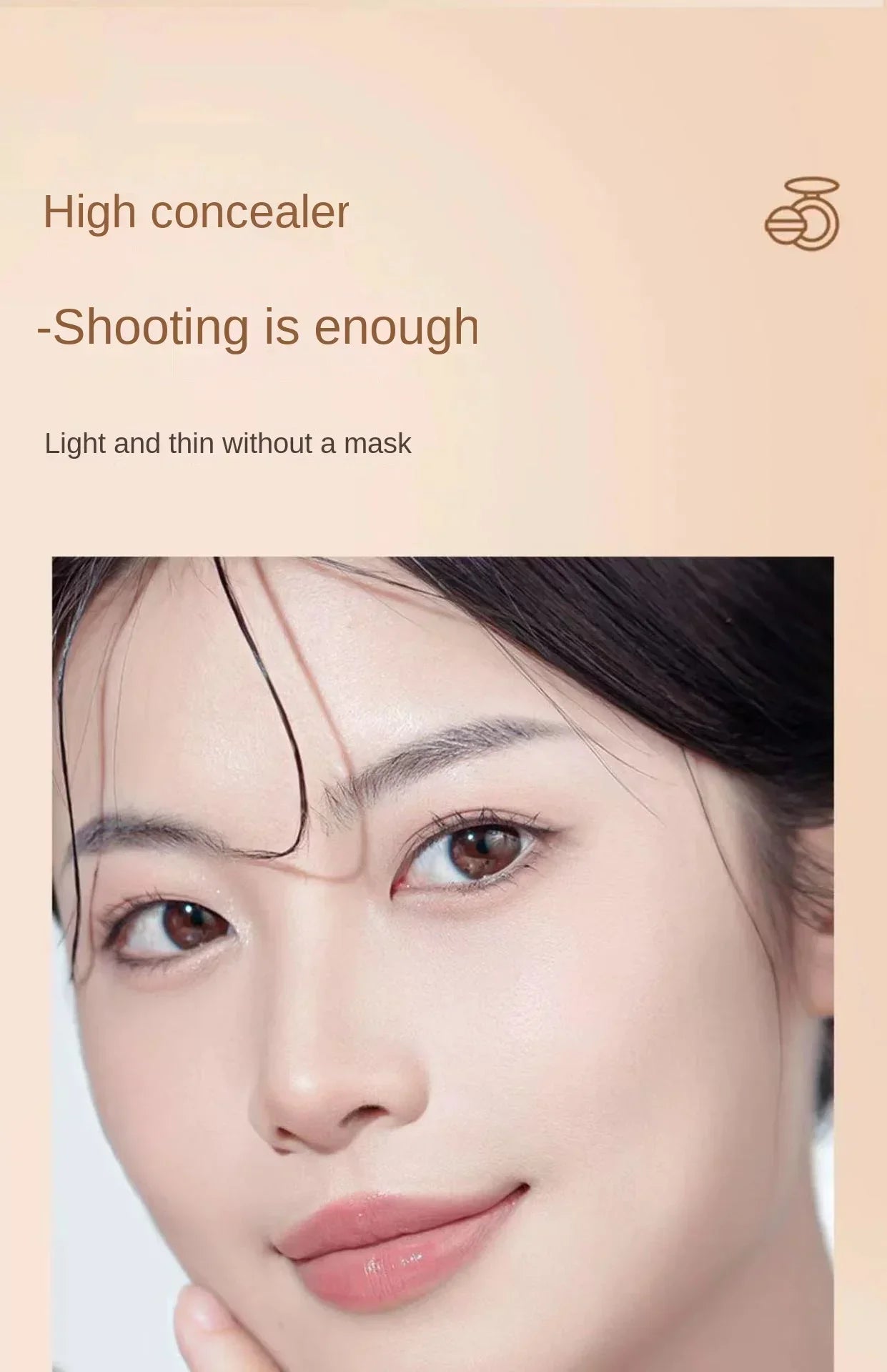 New Feotznw Soft Yarn Makeup Holding Liquid Foundation Matte Concealer Waterproof Moisturizing Air Cushion Facial Cosmetics