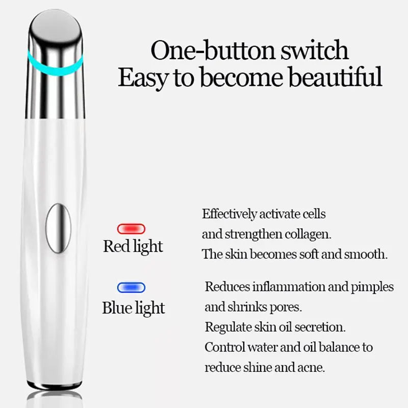 New Beauty Device Eye Massager Constant Temperature Heating Vibration Massage Lighten Dark Circles and Eyes Bags Eye Skin Care