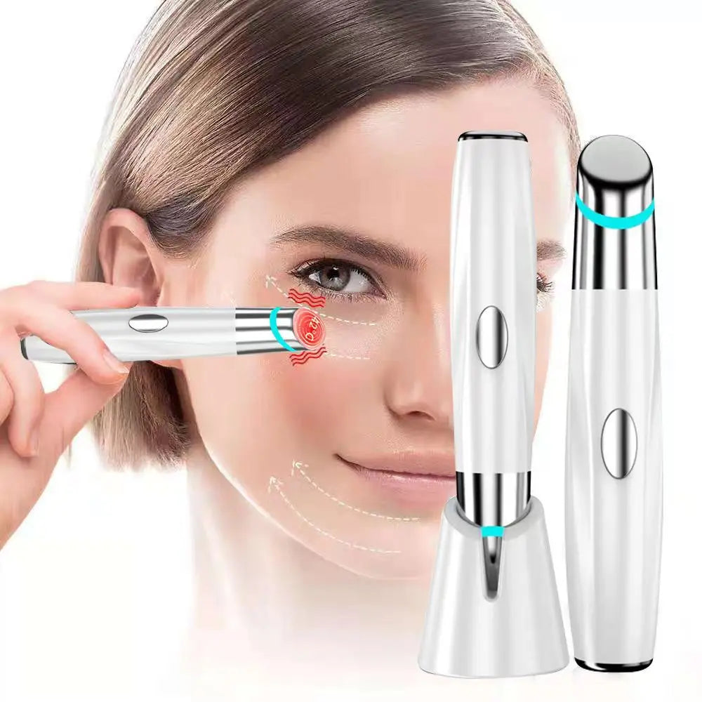 New Beauty Device Eye Massager Constant Temperature Heating Vibration Massage Lighten Dark Circles and Eyes Bags Eye Skin Care