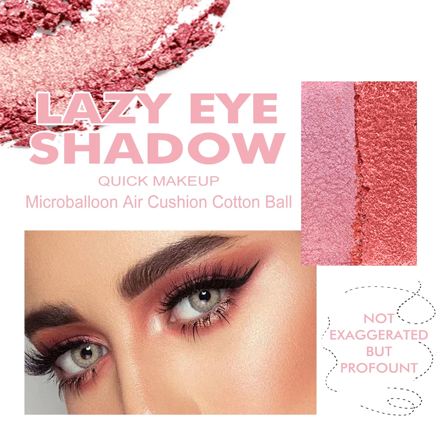 Two-color eyeshadow tray Matte makeup products Women's cosmetics Korea new beauty health lasting eyeshadow tray