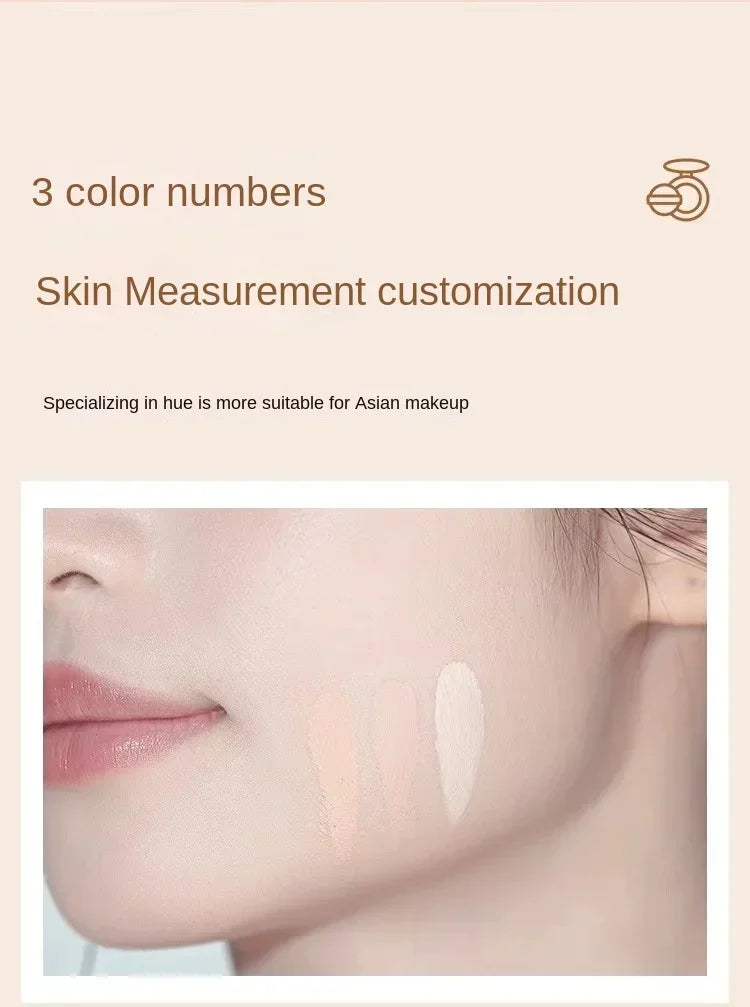 New Feotznw Soft Yarn Makeup Holding Liquid Foundation Matte Concealer Waterproof Moisturizing Air Cushion Facial Cosmetics