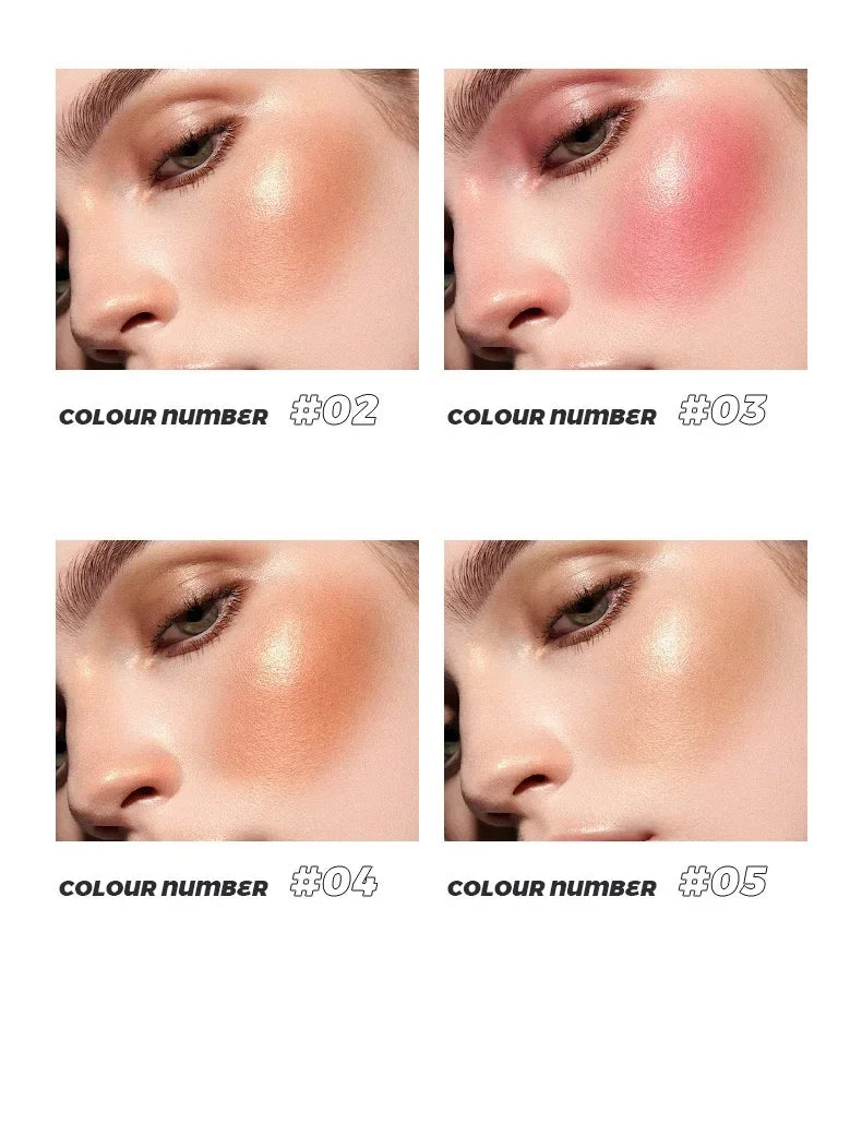 10 Colors Liquid Blush Soft Easy to Apply Liquid Cream Blush Lightweight Long-lasting Brightens Liquid Blusher Makeup.