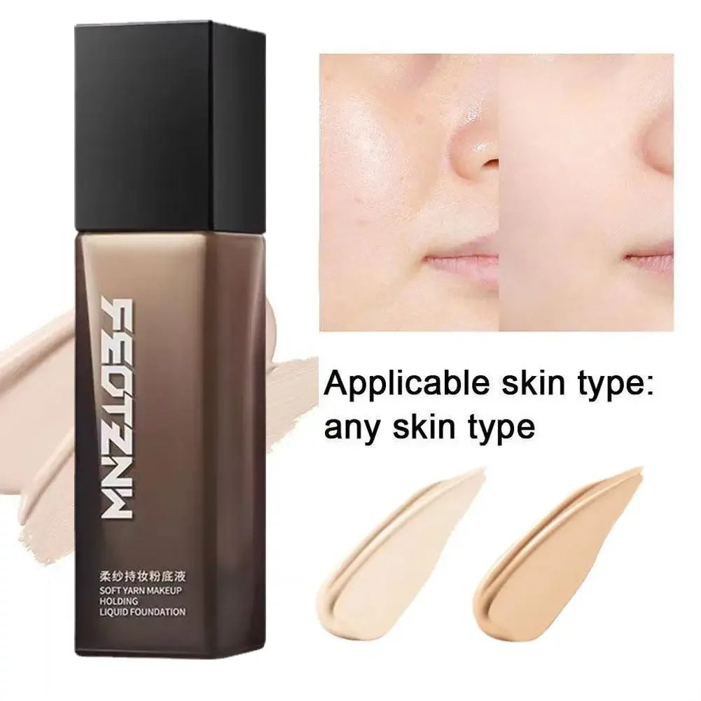 New Feotznw Soft Yarn Makeup Holding Liquid Foundation Matte Concealer Waterproof Moisturizing Air Cushion Facial Cosmetics