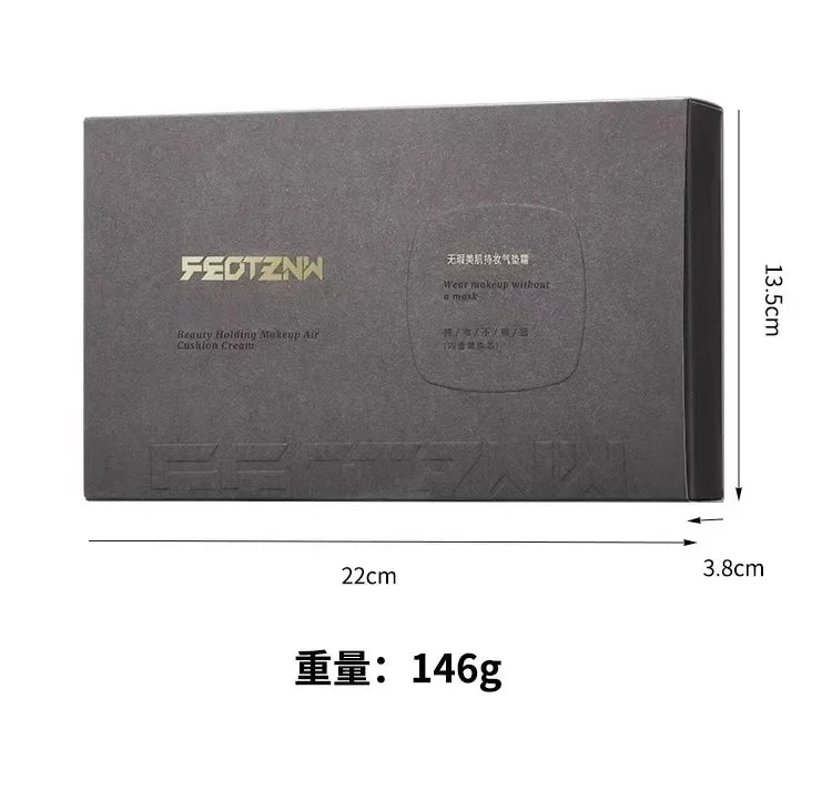 New Feotznw Soft Yarn Makeup Holding Liquid Foundation Matte Concealer Waterproof Moisturizing Air Cushion Facial Cosmetics