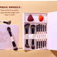 Jessup Makeup Brushes Set with Makeup Sponge, 3/7pcs Double Sided Makeup Brush Foundation Blush Eyeshadow with Gift Box
