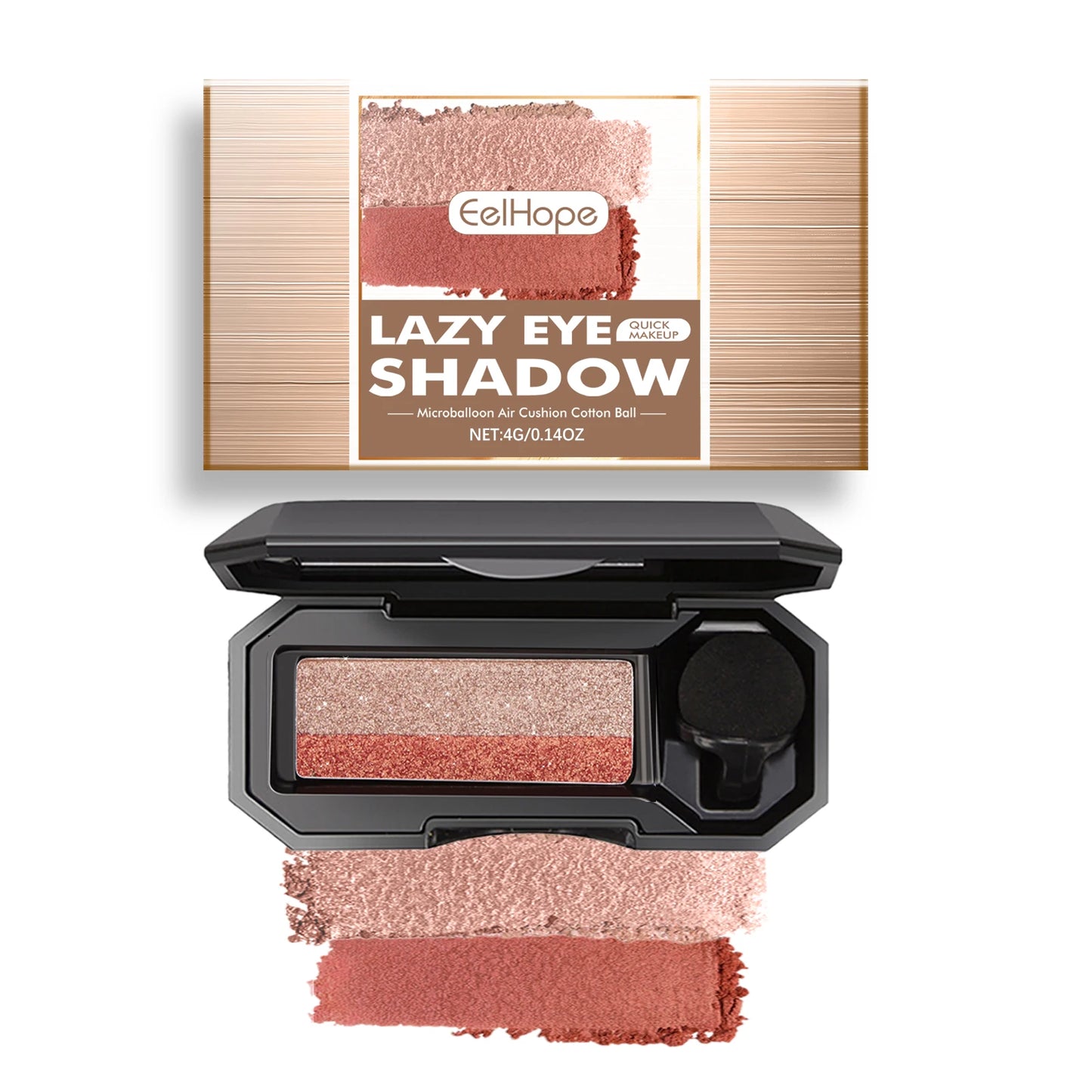Two-color eyeshadow tray Matte makeup products Women's cosmetics Korea new beauty health lasting eyeshadow tray