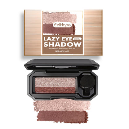 Two-color eyeshadow tray Matte makeup products Women's cosmetics Korea new beauty health lasting eyeshadow tray