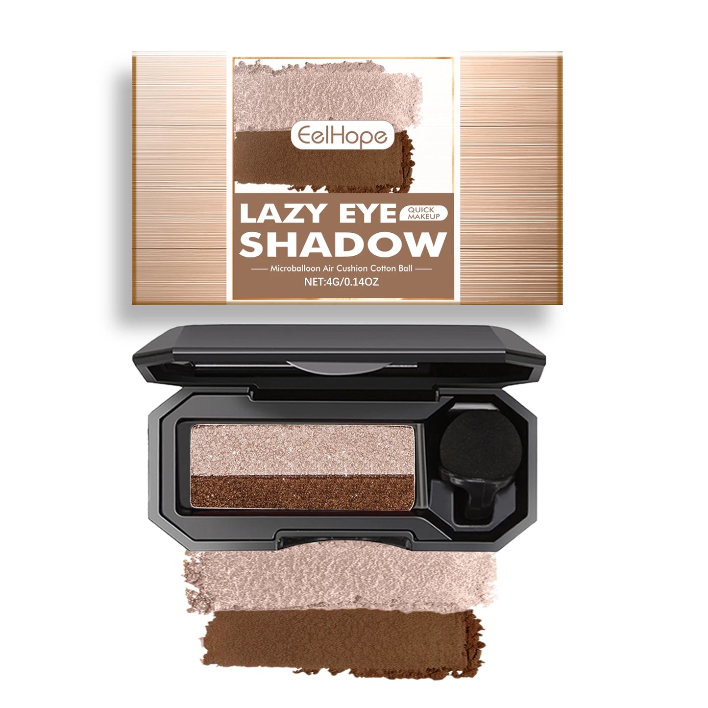 Two-color eyeshadow tray Matte makeup products Women's cosmetics Korea new beauty health lasting eyeshadow tray