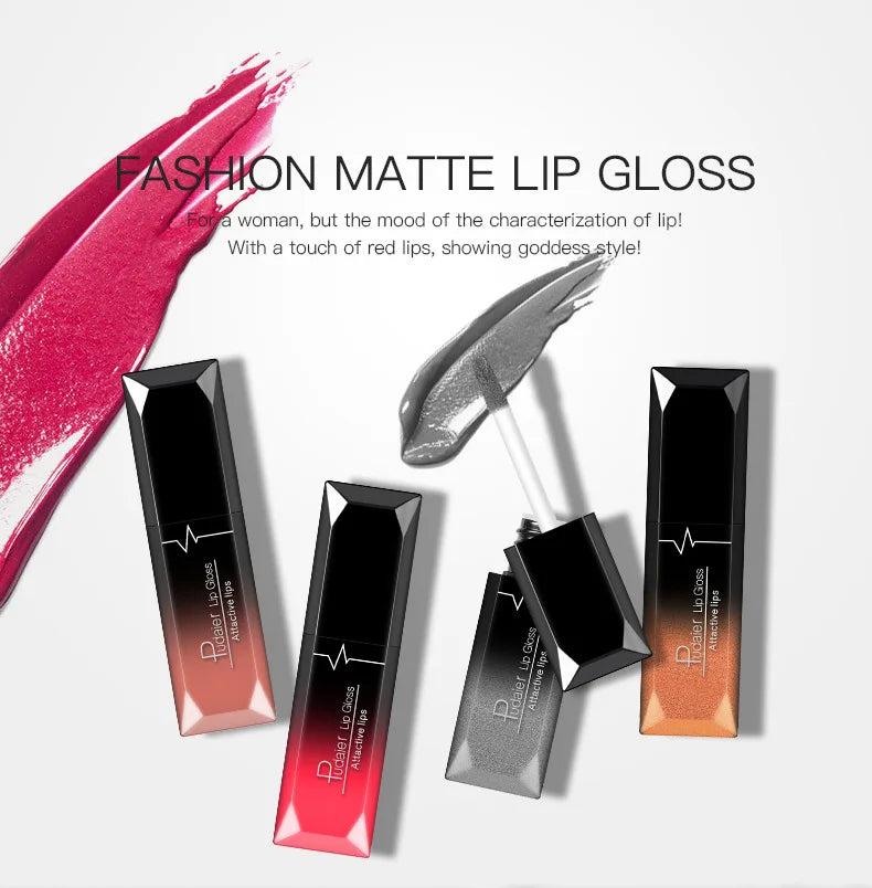 21-Color Beauty Lip Gloss Matte Mist Lip Glaze Waterproof Long lasting Cosmetics Lip Tint Paste Not-fade Liquid Lipstick.