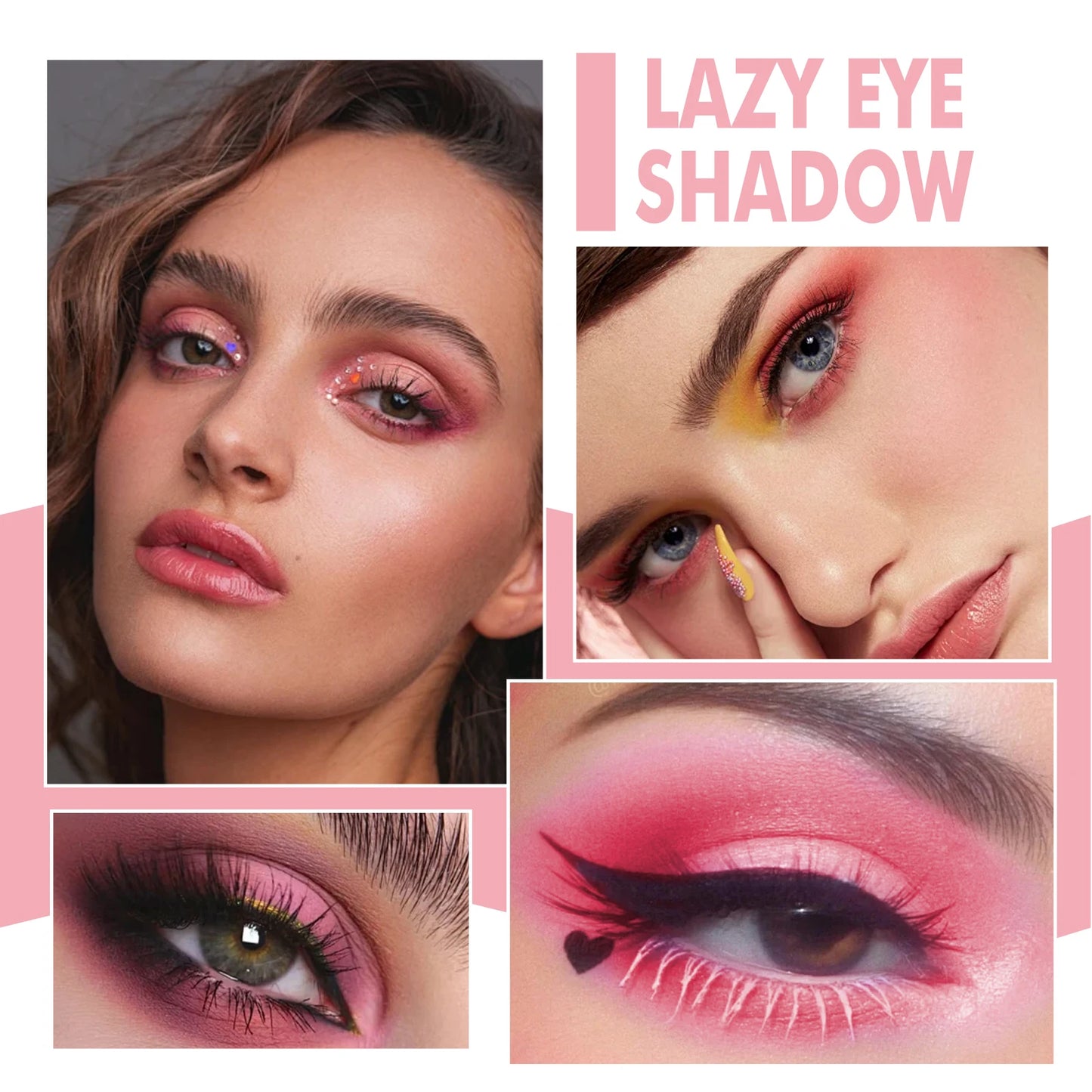 Two-color eyeshadow tray Matte makeup products Women's cosmetics Korea new beauty health lasting eyeshadow tray