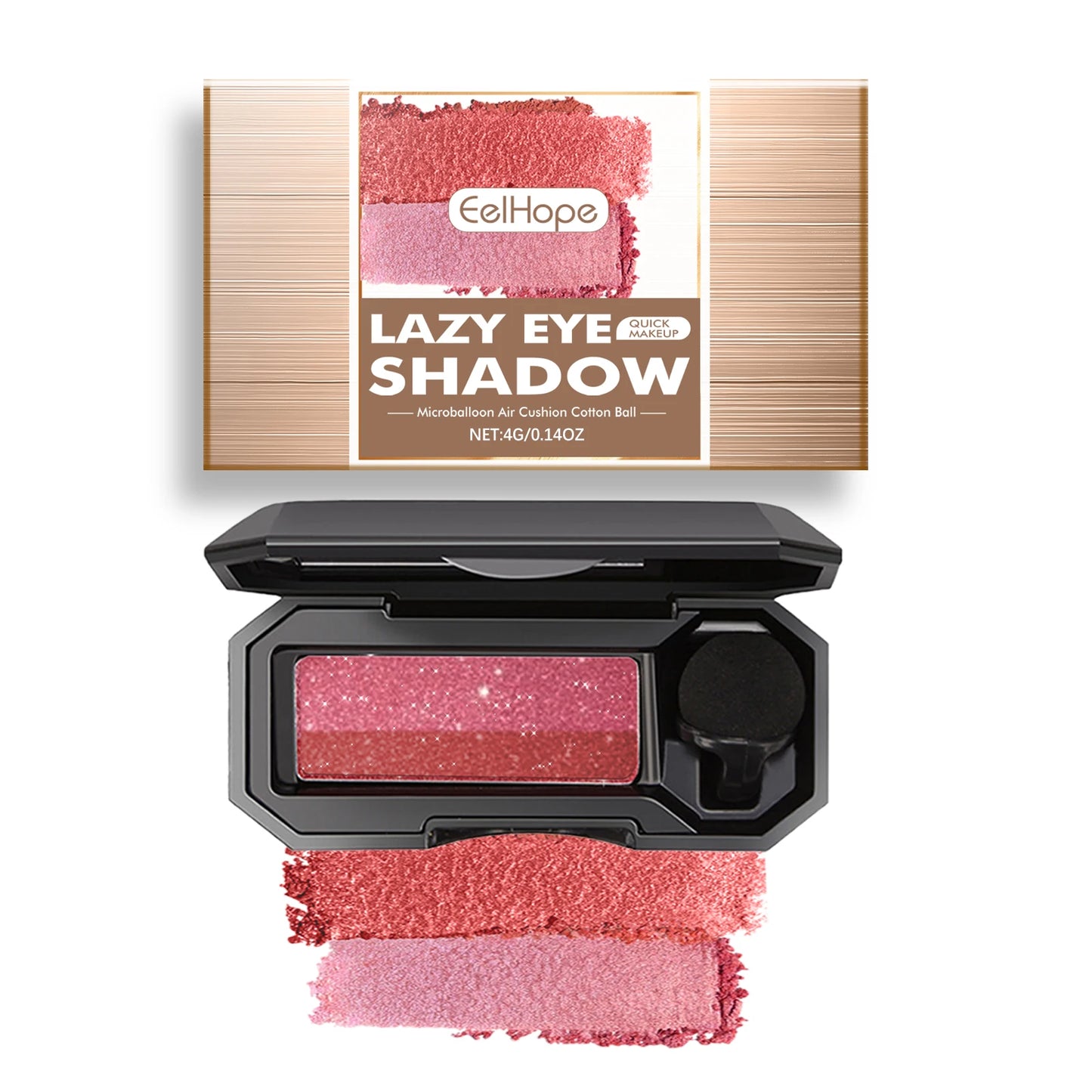 Two-color eyeshadow tray Matte makeup products Women's cosmetics Korea new beauty health lasting eyeshadow tray
