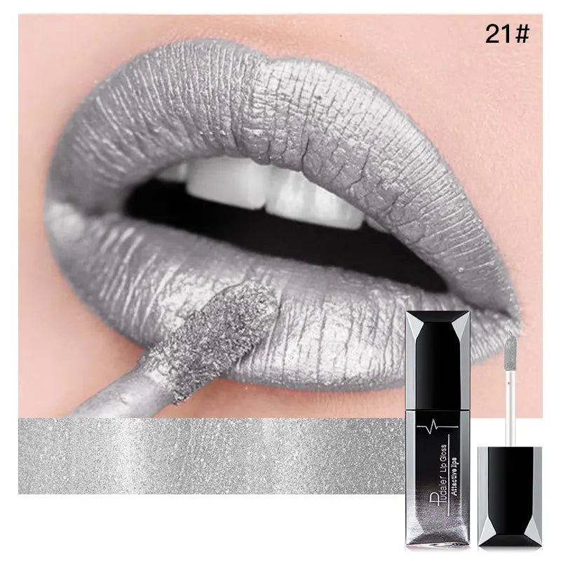 21-Color Beauty Lip Gloss Matte Mist Lip Glaze Waterproof Long lasting Cosmetics Lip Tint Paste Not-fade Liquid Lipstick.