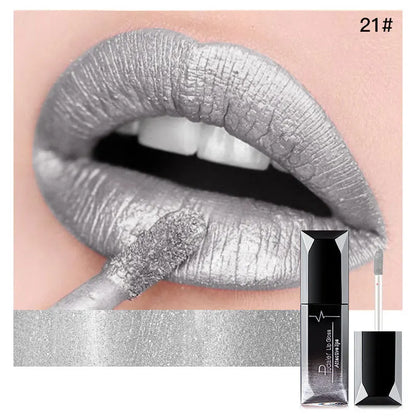 21-Color Beauty Lip Gloss Matte Mist Lip Glaze Waterproof Long lasting Cosmetics Lip Tint Paste Not-fade Liquid Lipstick.