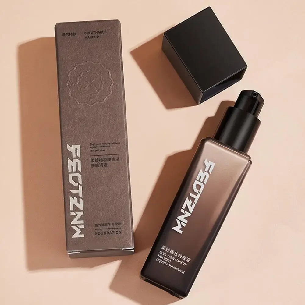 New Feotznw Soft Yarn Makeup Holding Liquid Foundation Matte Concealer Waterproof Moisturizing Air Cushion Facial Cosmetics
