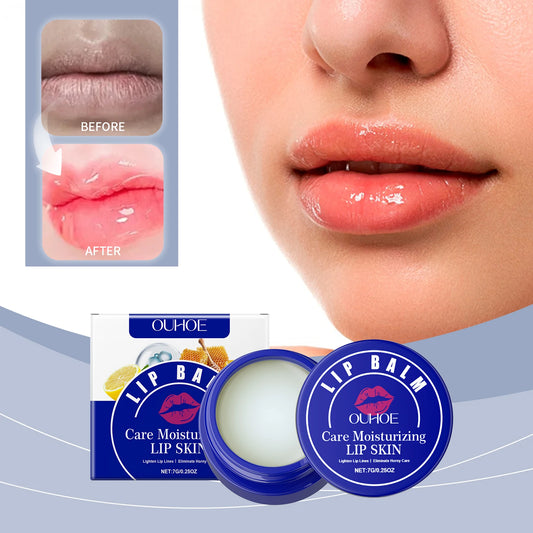OUHOE Lip Balm - Long - term Hydration, Anti - dryness, Lighten Lip Color, Easy to Apply, Exfoliate Gently