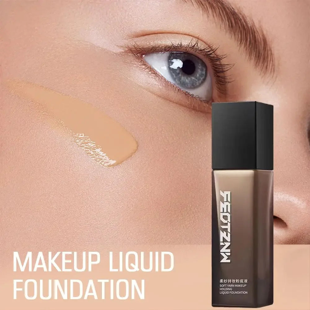 New Feotznw Soft Yarn Makeup Holding Liquid Foundation Matte Concealer Waterproof Moisturizing Air Cushion Facial Cosmetics